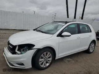 2020 Volkswagen Golf TSI with VIN 3VWG57AU1LM009105, listed as a Copart auction lot 53172025 with 46,782 mi miles and Salvage Title. Bid and sale history available at carsss.com. Image 1.