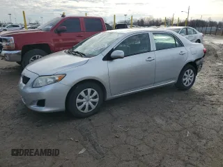 2009 Toyota Corolla with VIN 2T1BU40E59C133095, listed as a Copart auction lot 43454245 with 135,017 mi miles and Salvage Title. Bid and sale history available at carsss.com. Image 1.