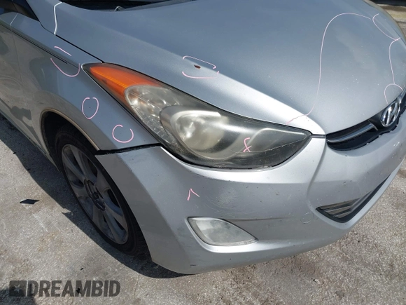 2013 Hyundai Elantra GLS with VIN KMHDH4AE4DU703817, listed as a IAAI auction lot 42377070 with 193,951 mi miles and . Bid and sale history available at DreamBid. Image 12.