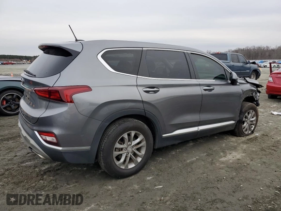 2019 Hyundai Santa Fe SE with VIN 5NMS23AD2KH015852, listed as a Copart auction lot 72000022 with 53,302 mi miles. Bid and sale history available at carsss.com. Image 3.