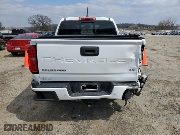 2022 Chevrolet Colorado 4WD Z71 z VIN 1GCGTDEN7N1144311, wystawiony jako Copart lot #51980395 z przebiegiem 47 893 mil mil oraz Szkoda całkowita • Salvage title. Historia ofert i sprzedaży dostępna na DreamBid. Obrazek 6.
