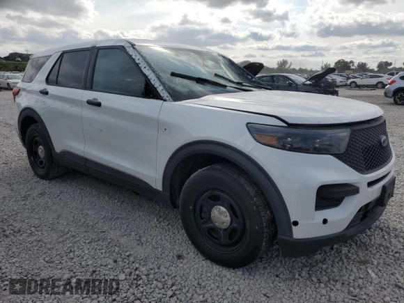 2020 Ford Police Interceptor Utility z VIN 1FM5K8AB1LGD18814, wystawiony jako Copart lot #55381725 z przebiegiem 80 132 mil mil oraz Nie do naprawy. Historia ofert i sprzedaży dostępna na DreamBid. Obrazek 4.