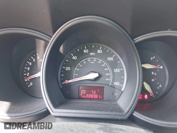 2016 Kia Rio LX with VIN KNADM5A31G6651718, listed as a IAAI auction lot 42056210 with 228,381 mi miles and . Bid and sale history available at DreamBid. Image 7.