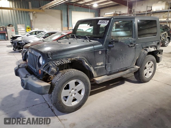 2007 Jeep Wrangler Sahara with VIN 1J4FA54127L127598, listed as a Copart auction lot 44049475 with 222,867 mi miles and Salvage title. Bid and sale history available at DreamBid. Image 1.