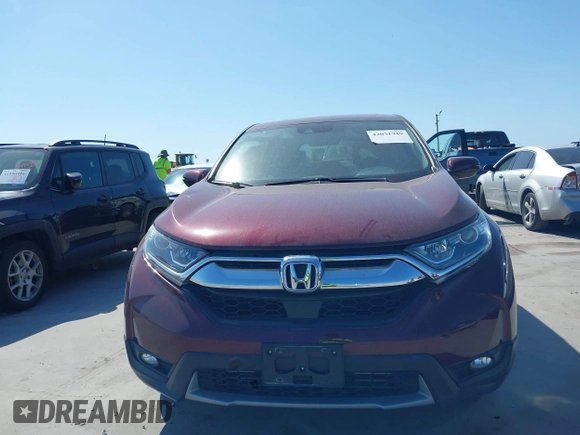 2018 Honda CR-V EX with VIN 7FARW1H59JE047451, listed as a IAAI auction lot 42031919 with 52,635 mi miles. Bid and sale history available at carsss.com. Image 12.