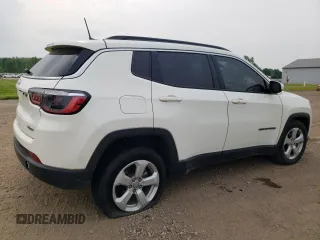 2021 Jeep Compass Latitude with VIN 3C4NJDBB5MT524553, listed as a Copart auction lot 60867305 with 80,314 mi miles and Salvage title. Bid and sale history available at DreamBid. Image 3.