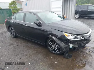 2016 Honda Accord Sport with VIN 1HGCR2F53GA195194, listed as a IAAI auction lot 42358904 with 58,549 mi miles and . Bid and sale history available at DreamBid. Image 1.