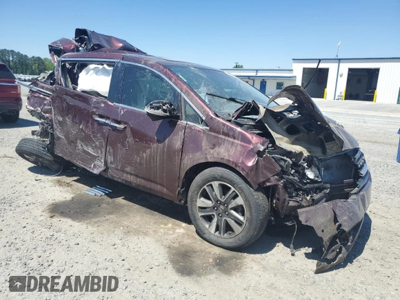2014 Honda Odyssey Touring с VIN 5FNRL5H90EB082822, выставлен на аукционе Copart как лот 53528555 с пробегом Не указан миль и Списание • Salvage title. История ставок и продаж доступна на DreamBid. Изображение 4.