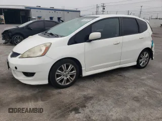 2009 Honda Fit Sport with VIN JHMGE88409S066991, listed as a Copart auction lot 52823425 with 275,722 mi miles and Salvage Title. Bid and sale history available at carsss.com. Image 1.