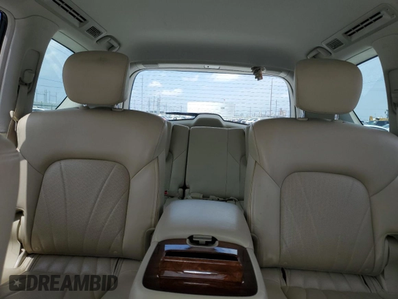 2017 Infiniti QX80 with VIN JN8AZ2NE3H9158872, listed as a Copart auction lot 52589435 with 116,980 mi miles and Salvage title. Bid and sale history available at DreamBid. Image 10.