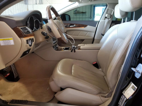 2012 Mercedes-Benz CLS-Class CLS 550 with VIN WDDLJ9BB9CA037727, listed as a Copart auction lot 59749614 with 89,957 mi miles and Salvage Title. Bid and sale history available at carsss.com. Image 7.