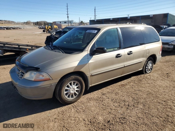 2000 Ford Windstar Wagon LX with VIN 2FMZA514XYBD03053, listed as a Copart auction lot 83683574 with 0 mi miles and Non Repairable. Bid and sale history available at carsss.com. Image 1.