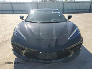 2022 Chevrolet Corvette 3LT with VIN 1G1YC3D4XN5111621, listed as a Copart auction lot 47439585 with 9,795 mi miles and Salvage Title. Bid and sale history available at carsss.com. Image 5.