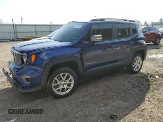 2021 Jeep Renegade Limited with VIN ZACNJDD18MPM47217, listed as a Copart auction lot 52717655 with 40,256 mi miles and Salvage title. Bid and sale history available at DreamBid. Image 1.