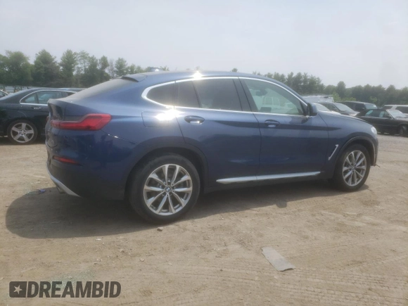 2019 BMW X4 xDrive30i with VIN 5UXUJ3C52KLG51818, listed as a Copart auction lot 59573625 with 77,841 mi miles and Salvage title. Bid and sale history available at DreamBid. Image 3.
