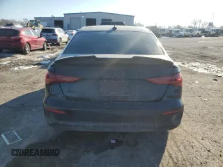 2023 Audi A3 Premium with VIN WAUAUDGY8PA110579, listed as a Copart auction lot 46062605 with 38,493 mi miles and Salvage Title. Bid and sale history available at carsss.com. Image 6.