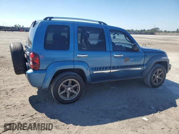 2005 Jeep Liberty Limited with VIN 1J4GK58K35W625406, listed as a Copart auction lot 46988565 with 223,860 mi miles and Salvage Title. Bid and sale history available at carsss.com. Image 3.