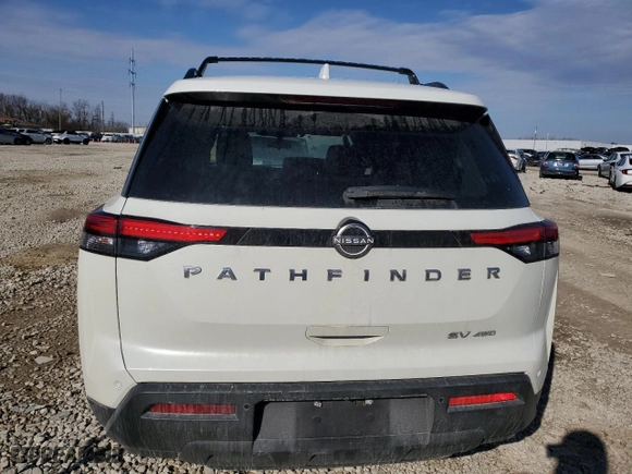 2022 Nissan Pathfinder SV with VIN 5N1DR3BC5NC248634, listed as a Copart auction lot 46756365 with 21,519 mi miles and Salvage Title. Bid and sale history available at carsss.com. Image 6.