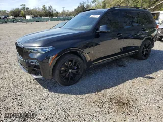 2021 BMW X7 M50i with VIN 5UXCX6C06M9G14044, listed as a Copart auction lot 46078775 with 49,938 mi miles and Salvage Title. Bid and sale history available at carsss.com. Image 1.