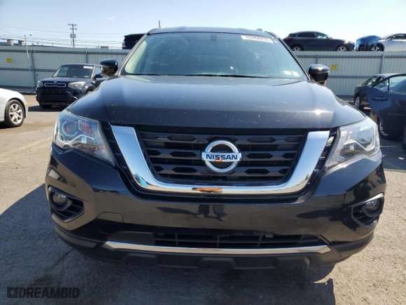 2017 Nissan Pathfinder S with VIN 5N1DR2MM2HC654276, listed as a Copart auction lot 53468035 with 129,159 mi miles and Salvage Title. Bid and sale history available at carsss.com. Image 5.
