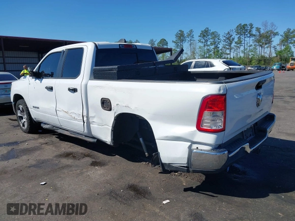 2019 Ram 1500 Tradesman z VIN 1C6RRECT8KN604344, wystawiony jako IAAI lot #41889504 z przebiegiem 123 773 mil mil oraz . Historia ofert i sprzedaży dostępna na DreamBid. Obrazek 3.
