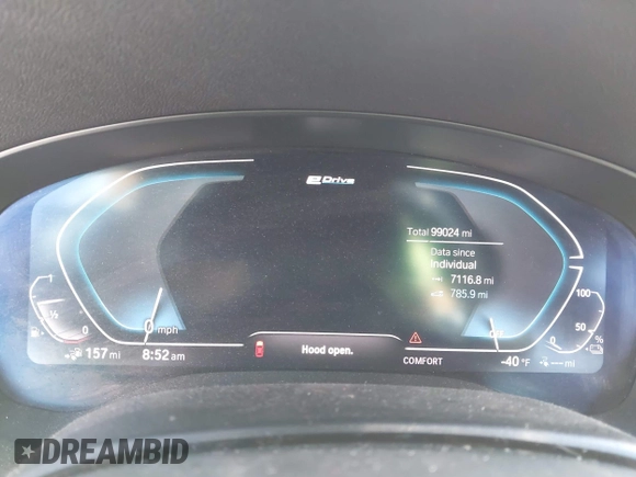 2020 BMW 5 Series 530e with VIN WBAJA9C02LCD31800, listed as a IAAI auction lot 41669765 with 99,024 mi miles and . Bid and sale history available at DreamBid. Image 7.