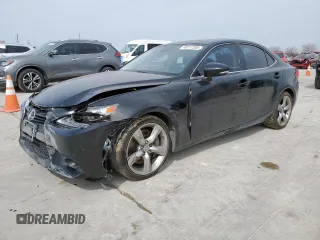 2016 Lexus IS 350 with VIN JTHBE1D29G5027088, listed as a Copart auction lot 48111185 with 159,565 mi miles and Salvage Title. Bid and sale history available at carsss.com. Image 1.