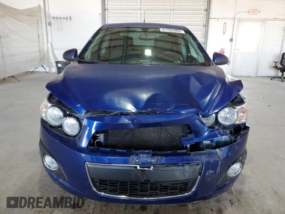 2014 Chevrolet Sonic LT with VIN 1G1JC5SHXE4171858, listed as a Copart auction lot 51755405 with 108,004 mi miles and Salvage Title. Bid and sale history available at DreamBid. Image 5.