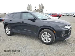 2021 Chevrolet Blazer LT with VIN 3GNKBBRA9MS504952, listed as a Copart auction lot 59342505 with 33,882 mi miles and Salvage title. Bid and sale history available at DreamBid. Image 4.