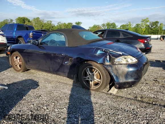 2000 Porsche Boxster с VIN WP0CA2989YU627749, выставлен на аукционе Copart как лот 54054305 с пробегом 189 173 миль миль и Списание • Salvage title. История ставок и продаж доступна на DreamBid. Изображение 2.