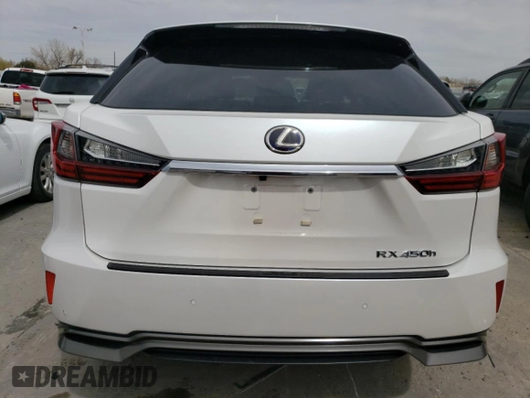 2019 Lexus RX with VIN 2T2BGMCA5KC042989, listed as a Copart auction lot 50247715 with 0 mi miles and Salvage Title. Bid and sale history available at carsss.com. Image 6.