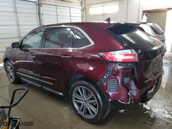2019 Ford Edge Titanium with VIN 2FMPK3K96KBB26351, listed as a Copart auction lot 52169735 with 78,824 mi miles and Salvage Title. Bid and sale history available at carsss.com. Image 2.