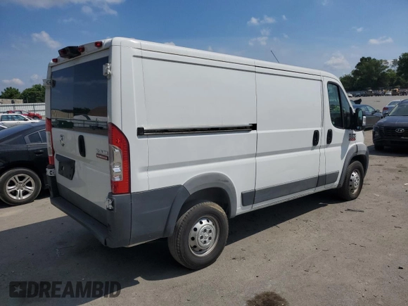 2018 Ram ProMaster Cargo with VIN 3C6TRVAG8JE103274, listed as a Copart auction lot 87356684 with 268,754 mi miles and Clean Title. Bid and sale history available at DreamBid. Image 3.