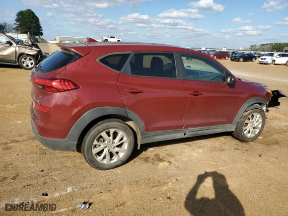 2020 Hyundai Tucson SE with VIN KM8J2CA40LU130998, listed as a Copart auction lot 43800195 with 73,914 mi miles and Salvage Title. Bid and sale history available at carsss.com. Image 3.