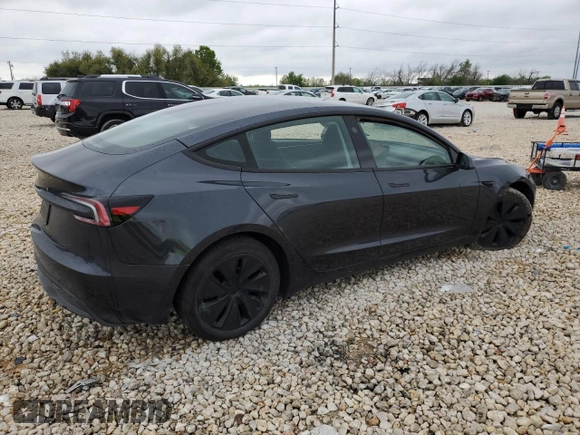 2024 Tesla Model 3 with VIN 5YJ3E1EA0RF739034, listed as a Copart auction lot 49830575 with 17,888 mi miles and Salvage Title. Bid and sale history available at DreamBid. Image 3.