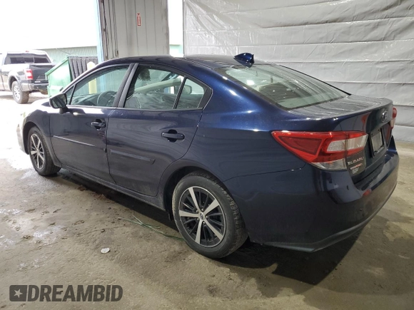 2019 Subaru Impreza Premium with VIN 4S3GKAC68K3605870, listed as a Copart auction lot 55329295 with 66,928 mi miles and Salvage title. Bid and sale history available at DreamBid. Image 2.
