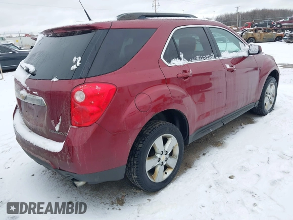 2012 Chevrolet Equinox LT w/1LT with VIN 2GNFLEE51C6244780, listed as a IAAI auction lot 41470402 with 214,916 mi miles. Bid and sale history available at carsss.com. Image 4.