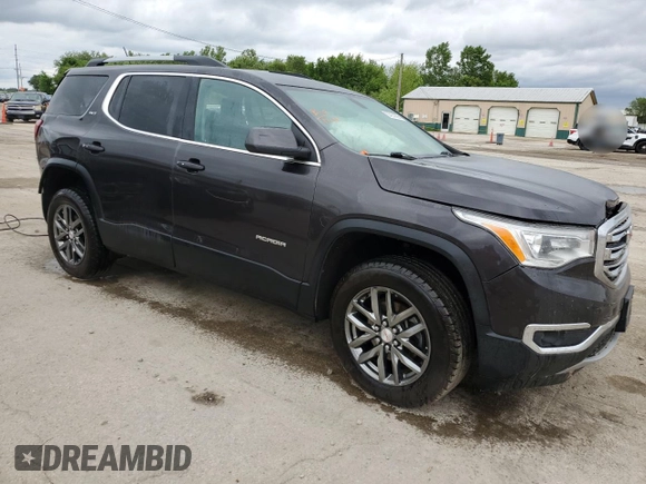 2017 GMC Acadia SLT with VIN 1GKKNMLS6HZ281974, listed as a Copart auction lot 57974395 with Not provided miles and Salvage title. Bid and sale history available at DreamBid. Image 4.