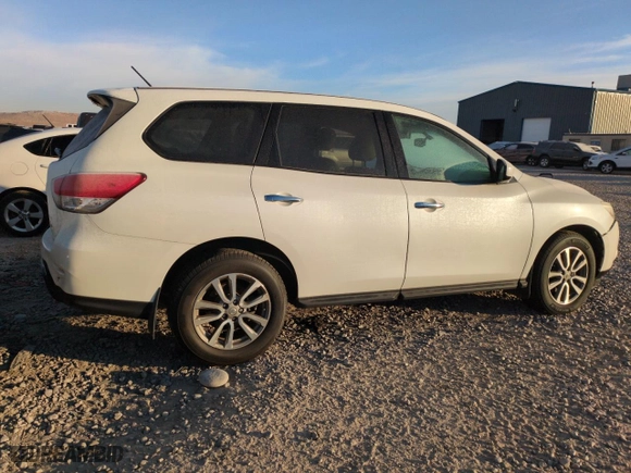 2015 Nissan Pathfinder S with VIN 5N1AR2MM4FC627743, listed as a Copart auction lot 43483885 with 161,152 mi miles and Clean Title. Bid and sale history available at carsss.com. Image 3.