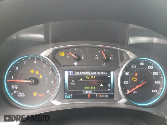 2018 Chevrolet Traverse Premier with VIN 1GNERKKW8JJ156024, listed as a Copart auction lot 46453915 with 128,527 mi miles and Salvage Title. Bid and sale history available at carsss.com. Image 9.