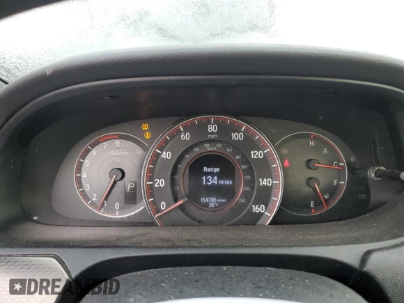 2016 Honda Accord Touring with VIN 1HGCT2B02GA003937, listed as a Copart auction lot 42434735 with 154,785 mi miles and Salvage Title. Bid and sale history available at DreamBid. Image 9.