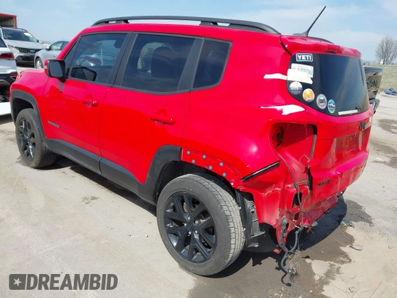 2017 Jeep Renegade Altitude with VIN ZACCJBBB2HPE76759, listed as a IAAI auction lot 41773402 with 134,468 mi miles and . Bid and sale history available at DreamBid. Image 3.