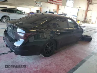 2015 Infiniti Q50 Premium with VIN JN1BV7AR6FM401833, listed as a Copart auction lot 62231955 with Not provided miles and Salvage title. Bid and sale history available at DreamBid. Image 3.