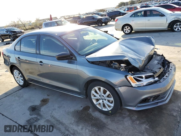 2015 Volkswagen Jetta Sedan 1.8T SE with VIN 3VWD07AJ5FM308642, listed as a Copart auction lot 86575394 with 166,862 mi miles and Non Repairable. Bid and sale history available at carsss.com. Image 4.