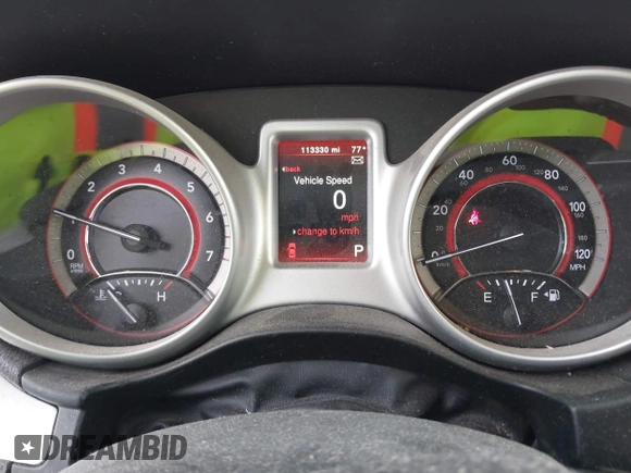 2018 Dodge Journey SE with VIN 3C4PDCABXJT170150, listed as a IAAI auction lot 40715756 with 113,330 mi miles and . Bid and sale history available at DreamBid. Image 7.