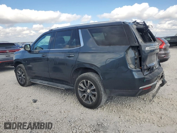 2021 Chevrolet Tahoe LS with VIN 1GNSCMED7MR413335, listed as a Copart auction lot 72067984 with 47,795 mi miles and Salvage title. Bid and sale history available at DreamBid. Image 2.