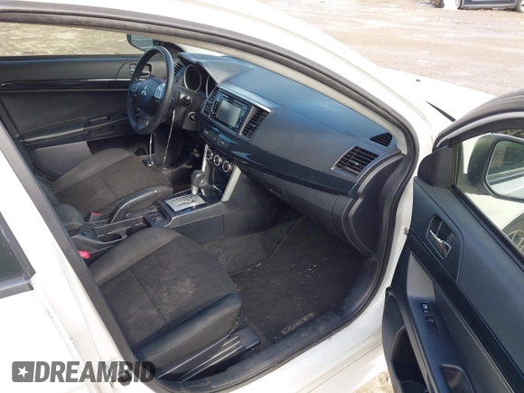 2017 Mitsubishi Lancer ES with VIN JA32V2FW0HU014887, listed as a IAAI auction lot 41056278 with 108,385 mi miles. Bid and sale history available at carsss.com. Image 5.