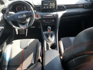 2019 Hyundai Veloster Turbo R-Spec with VIN KMHTH6AB8KU006287, listed as a Copart auction lot 79017114 with 71,751 mi miles and Salvage Title. Bid and sale history available at carsss.com. Image 8.