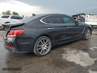 2020 Genesis G70 2.0T with VIN KMTG44LA6LU065349, listed as a Copart auction lot 60222483 with 55,629 mi miles. Bid and sale history available at carsss.com. Image 3.