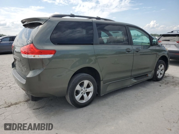 2012 Toyota Sienna LE AAS with VIN 5TDKK3DC3CS221490, listed as a Copart auction lot 59673925 with Not provided miles and Clean title. Bid and sale history available at DreamBid. Image 3.